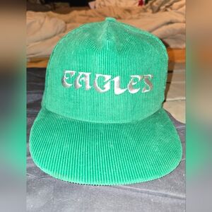 Vintage Green Corduroy Philadelphia Eagles Hat